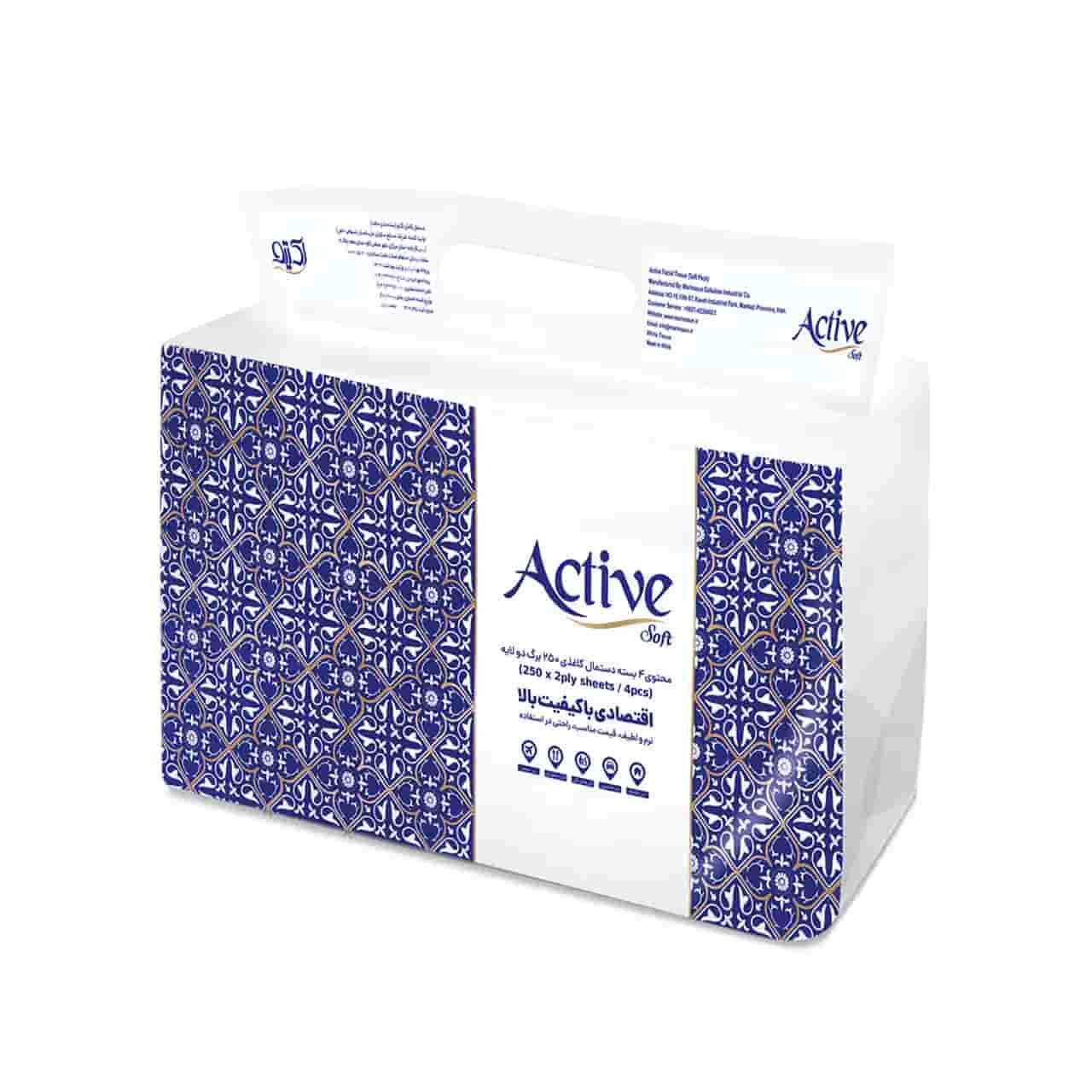 تصویر 2 از دستمال کاغذی اقتصادی در رنگ ها و سایزهای مختلف